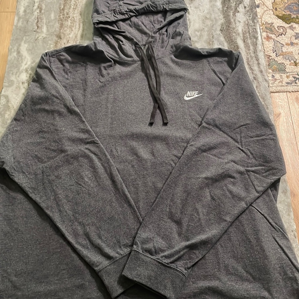 Men’s Nike 100% Cotton Hoodie 2XL Gray